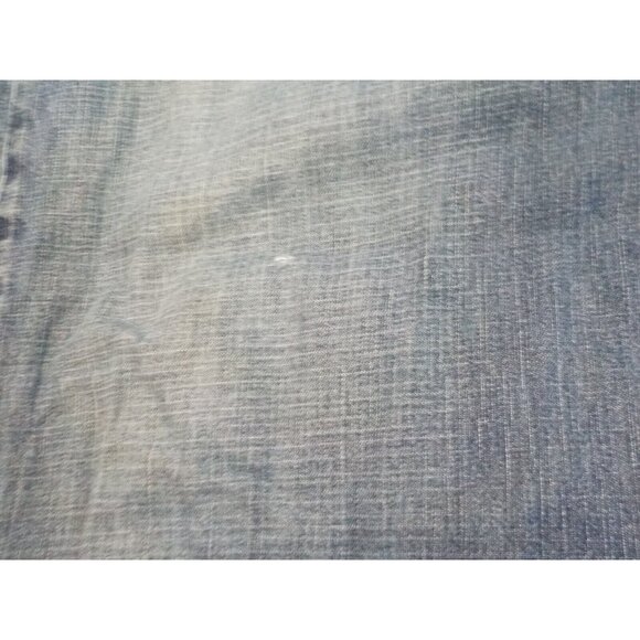 Hurley International Button Fly Factory Fade Blue Denim Jeans Men's Size 36 x 30 - Picture 3 of 7